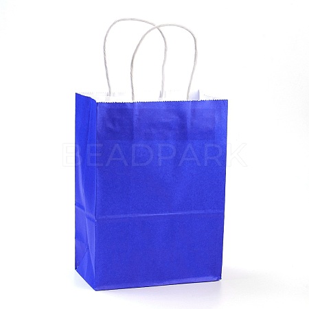 Pure Color Kraft Paper Bags LS-AJEW-G020-D-04-1