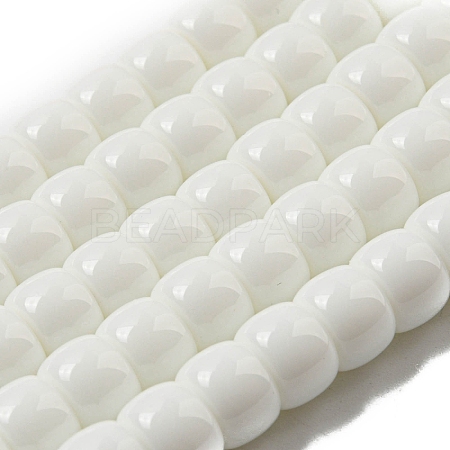 Opaque Glass Beads Strands X-GLAA-NH0002-B05-1