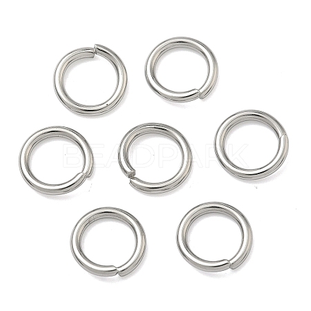 Tarnish Resistant 304 Stainless Steel Open Jump Rings STAS-E066-11-8mm-1