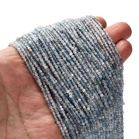 Natural Aquamarine Beads Strands LS-G-RM2025-A17-2mm-1