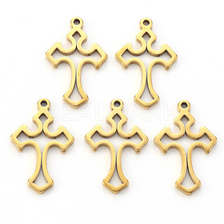 PVD Vacuum Plating 304 Stainless Steel Pendants X-STAS-N092-39G-1