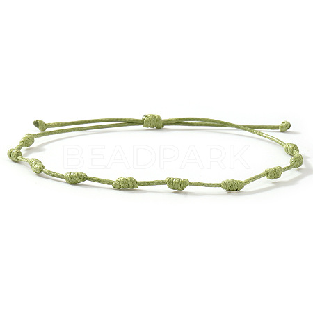 Adjustable Polyester Cord Braided Bracelets for Friendship Couple UP1845-11-1