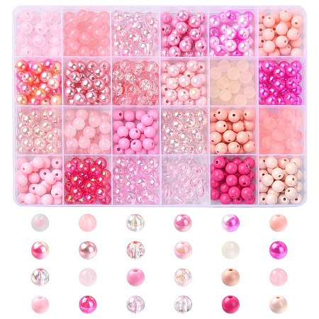 DIY Pink Series Necklace & Bracelet Making Kits DIY-CJ0001-76-1