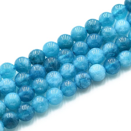Natural Quartz Beads Strands G-N355-6mm-16-1