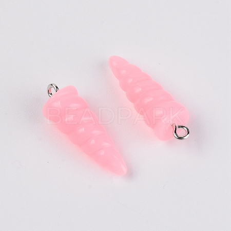 Resin Pendants LS-RESI-WH0014-44A-1