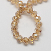 Handmade Imitate Austrian Crystal Faceted Rondelle Glass Beads X-G02YI0Q2-2