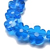 Handmade Millefiori Lampwork Beads Strands LAMP-F035-09R-4