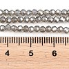 Electroplate Glass Beads Strands EGLA-A034-T2mm-B19-1-3