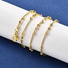 2.5MM Brass Flat Round Twisted Chain Necklaces NJEW-M108-26G-5