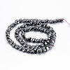 Non-magnetic Synthetic Hematite Beads Strands G-P341-24-6x3mm-2