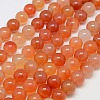 Natural Carnelian Beads Strands G-N0006-12mm-17-4