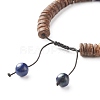 Adjustable Braided Bead Bracelets BJEW-JB07017-5