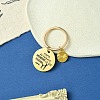 Alloy & 201 Stainless Steel Keychain KEYC-YW00102-03-1