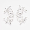 Brass Toggle Clasps X-KK201-S-1