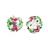 Handmade Two-Tone Lampwork Beads LAMP-T022-01A-01-2
