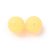 Luminous Round Food Grade Silicone Beads SIL-TAC0007-04E-2