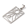 Non-Tarnish 304 Stainless Steel Pendants STAS-U010-14P-2