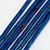 Electroplate Non-magnetic Synthetic Hematite Beads Strands G-J162-C-03-1