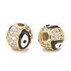 Brass Micro Pave Cubic Zirconia Charms X-ZIRC-A019-16G-A05-2