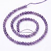 Amethyst Strands LS-GSR4mmC062-4