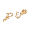 Brass Fold Over Clasps FIND-U017-16G-03-2