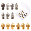 Olycraft 13Pcs Brass/Steel 3D Printer Nozzle Accessories FIND-OC0001-34-2