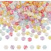 315pcs 7 colors Transparent Acrylic Beads MACR-FH0001-09-1
