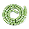 AB Color Plated Opaque Glass Beads Strands GLAA-T026-3x6mm-P05-2