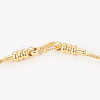 Brass Wheat Chain Bracelet Making MAK-I014-01G-2