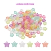 200Pcs Luminous Acrylic Beads TACR-YW0001-24-2