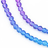 Transparent Glass Beads Strands GLAA-N041-010-02-4