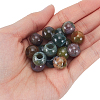 20Pcs Natural Indian Agate European Beads G-SP0001-48-6
