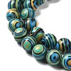 Synthetic Malachite Dyed Beads Strands G-P507-02A-09-4