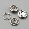 4Pcs Brass & Resin Snap Button BUTT-WH0028-79D-2