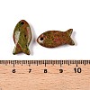 Natural Unakite Pendants G-N342-106I-3