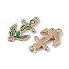 Alloy Enamel Connector Charms ENAM-I054-01D-2