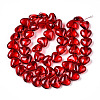 Transparency Glass Beads Strands X-GLAA-T023-13A-2