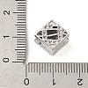 Alloy European Bead Rhinestone Settings FIND-E041-20P-3