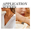 5Pcs 5 Styles Brass Screw Carabiner Lock Charms KK-FW0001-12-9