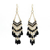 Alloy Enamel Chandelier Earrings FS-WG9EBC6-05-2
