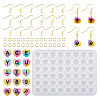 DIY Letter A~Z Pendant Silicone Molds DIY-TA0005-63A-1