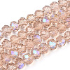 Electroplate Glass Beads Strands EGLA-A034-T10mm-L22-1