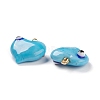 Handmade Evil Eye Lampwork Pendants LAMP-M015-03D-3
