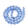 Crackle Transparent Glass Beads Strands GLAA-N068-04A-02-2