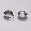 304 Stainless Steel Hoop Earrings X-EJEW-E192-33A-1