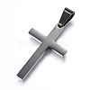 304 Stainless Steel Pendants STAS-H329-69BP-2