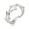 Non-Tarnish 304 Stainless Steel Open Cuff Rings RJEW-K245-92P-1