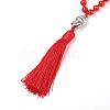 Tassel Pendant Necklaces NJEW-P191-A02-2