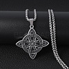 Viking Triskelion Knot 201 Stainless Steel Pendant Necklaces for Men FS-WG900AF-01-1