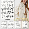 Non-Woven Water Soluble Embroidery Patterns DIY-WH0538-002-2